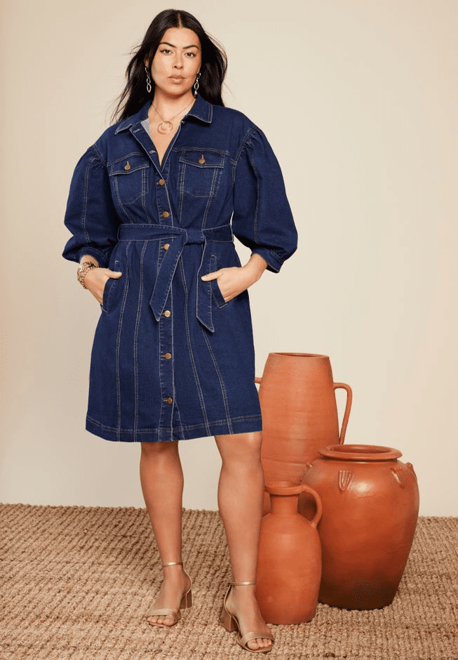 denim dress large size spring Must Have Plus Size Denim Dresses You Need For Spring